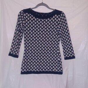 Tommy Hilfiger blue women's blouse